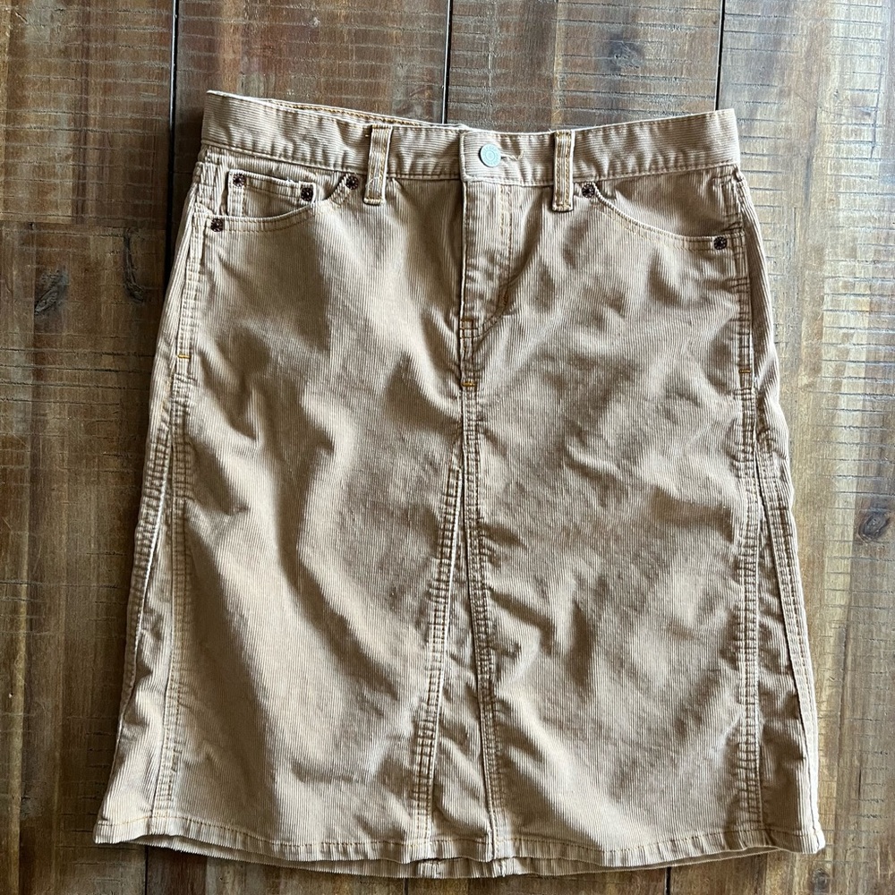 Gap Jeans corduroy midi skirt